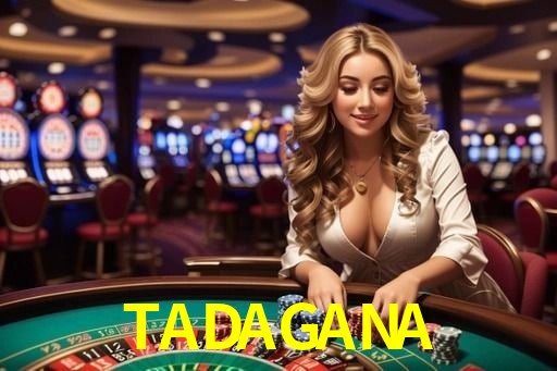 Interfaz de la app móvil TADAGANA en un smartphone moderno